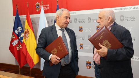 José Tomé y Luis Abelleira firmaron el convenio