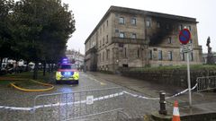 El humo del incendio afect� a toda la comisar�a de Santiago