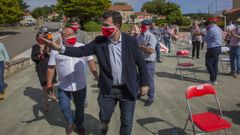 As� fue el mitin de Gonzalo Caballero en Ponteceso