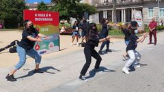 Presentaci�n del programa de actividad f�sica en la calle �A vida � movernos�