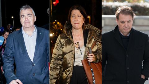 Santos Cerd�n, Leire D�ez y Vicente Fern�ndez.