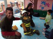 Los agentes impartieron una charla de educaci�n ambiental.