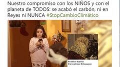 Campa�a de Iberdrola contra el uso del carb�n.Campa�a de Iberdrola contra el uso del carb�n