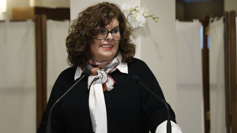 La alcaldesa de Porqueira, Susana V�zquez, gan� en la categor�a de regidora rural.