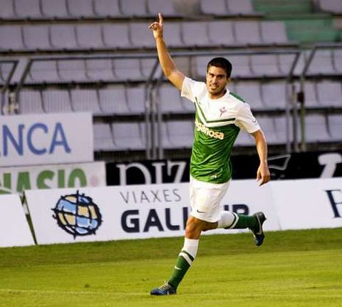 Thiago ya sabe lo que es marcar con el Racing, tanto en la Liga como en la Copa del Rey. 