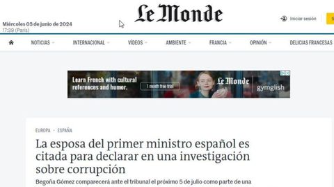 Portada del franc�s Le Monde
