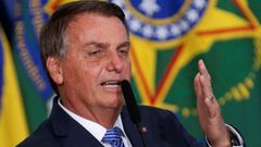 El presidente de Brasil, Jair Bolsonaro