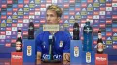 N�stor Susaeta en la rueda de prensa de esta tarde