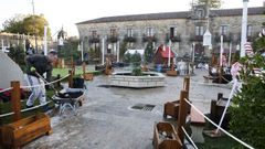 Los preparativos en la Aldea de Nadal continuaban este mediod�a