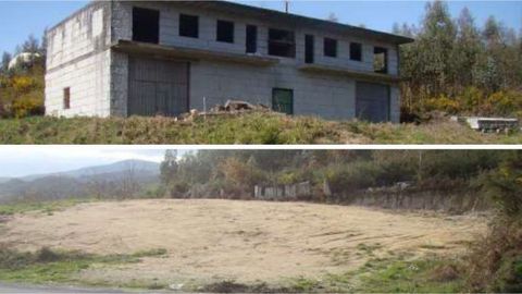 Imgenes el antes y el despus de un derribo de la APLU en Carballeda de Avia.