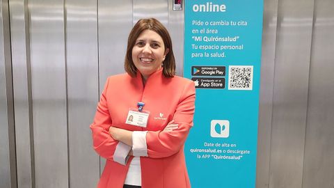 Maria Lores, responsable admision Quironsalid Miguel Dominguez