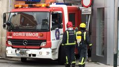Imagen de archivo de los bomberos de O Morrazo 
