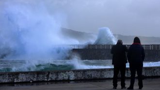 Olas en Corrubedo
