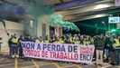 Nueva jornada de huelga en Ence en Pontevedra