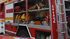 Imagen de archivo de una intervenci�n de los bomberos de Arteixo