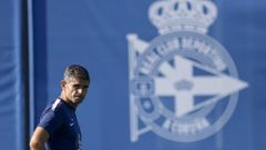 Antonio Hidalgo, en la ciudad deportiva de Abegondo