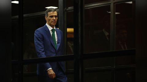 Pedro Sánchez, el martes pasado en Luque, Paraguay.