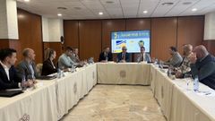 El encuentro tuvo lugar en el balneario de Laias, en Cenlle