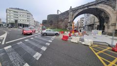 Los coches vuelven a entrar por la R�a Montevideo