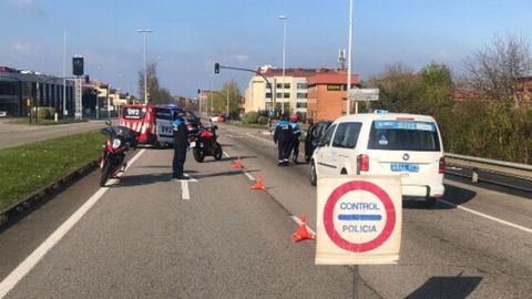 Control de la Polic�a Local de Gij�n