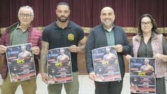 Muíños, Lapa, Prego y González, en la presentación de la actividad.