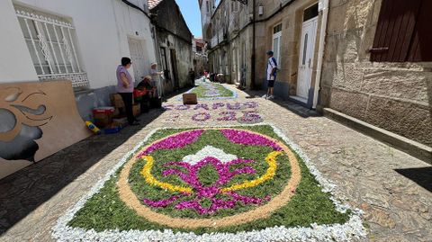 Alfombras florarles en Muros