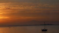Amanecer en la r�a de Arousa