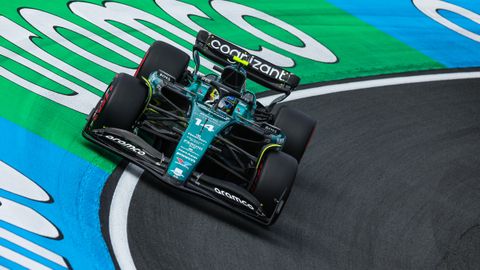 Clasificaci�n del GP de Pa�ses Bajos.Fernando Alonso en la sesi�n de clasificaci�n del GP de Pa�ses Bajos