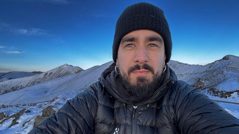 Daniel Alonso, en contacto con la montaña
