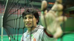 Beni, cuando fich� por el Calasancias de Voleibol 