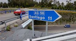 La rotonda de acceso a Bertamir�ns Norte tendr� hoy circulaci�n limitada.