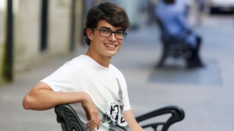 Jorge V�zquez: �Voy a pasar el verano jugando�. Es uno de m�s brillantes del Concepci�n Arenal y estudiar� un doble grado: Matem�ticas e Ingenier�a Inform�tica.