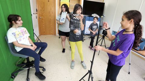 No pod�a faltar la Tv y grabaci�n de cortos