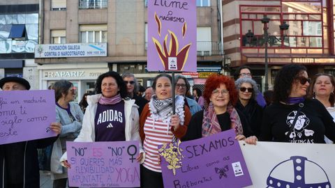 Manifestaci�n del 8M en Vilagarc�a