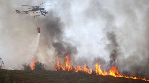 Imagen de los incendios del verano