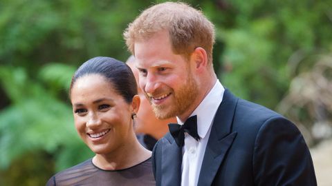 Enrique y Meghan Markle antes de marcharse a Estados Unidos