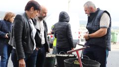 N�stor Rego, nunha imaxe de archivo en O Freixo, Outes.