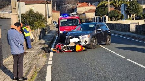 Accidente en Lobeira.