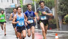Nimo y Basconcelo marcando el paso en cabeza de carrera.