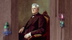 Retrato de John Deere, fundador de la popular marca de tractores