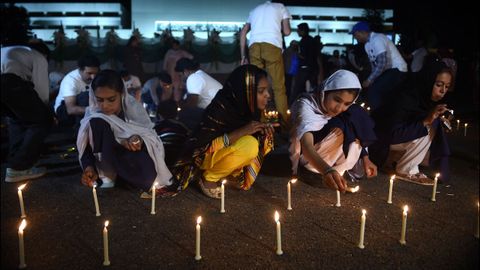 Celebracin de la Hora del Planeta en Islamabad (Paquistn)