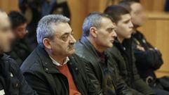 Acusados del secuestro durante el juicio 