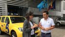  La viceconsejera Medio Ambiente y Cambio Clim�tico, Nieves Roque��, y el alcalde de Llanera, Gerardo Sanz
