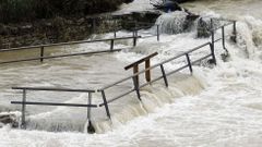 Alerta en Navarra por la crecida de los r�os