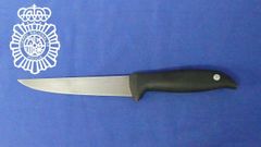 El cuchillo supuestamente utilizado para cometer el cr�men de Salamanca
