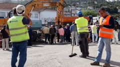 Imagen de archivo de los afectados por las obras de la AP-9