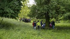 As fue la ruta ecolgica de los alumnos de Maristas