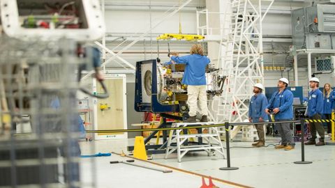 Acoplamiento de la nave rob�tica LINK en la empresa Katalyst Space