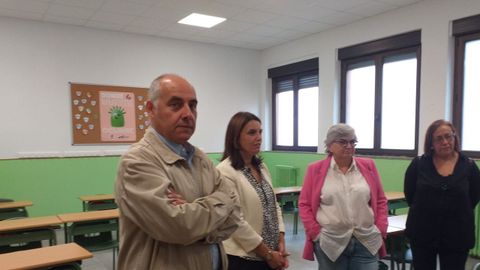 Visita de la alcaldesa al colegio San Vicente