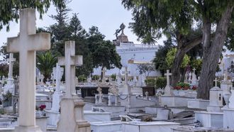 Imagen de archivo de un cementerio